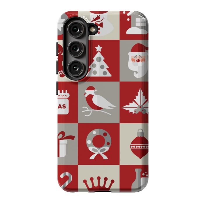 Galaxy S23 StrongFit Christmas Design Icons by ArtsCase