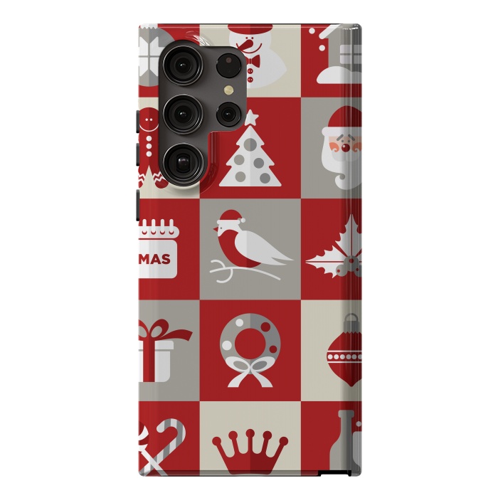 Galaxy S23 Ultra StrongFit Christmas Design Icons by ArtsCase