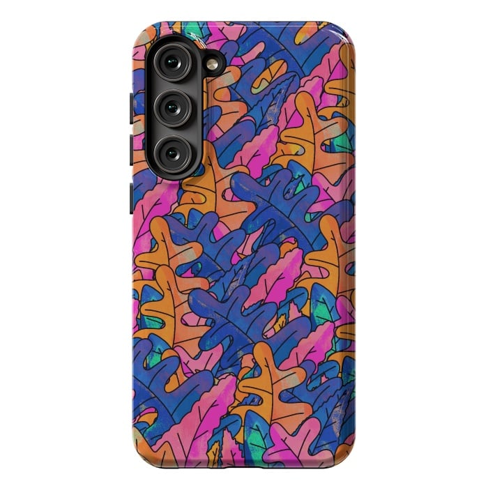 Galaxy S23 Plus StrongFit summer autumn leaves by Steve Wade (Swade)