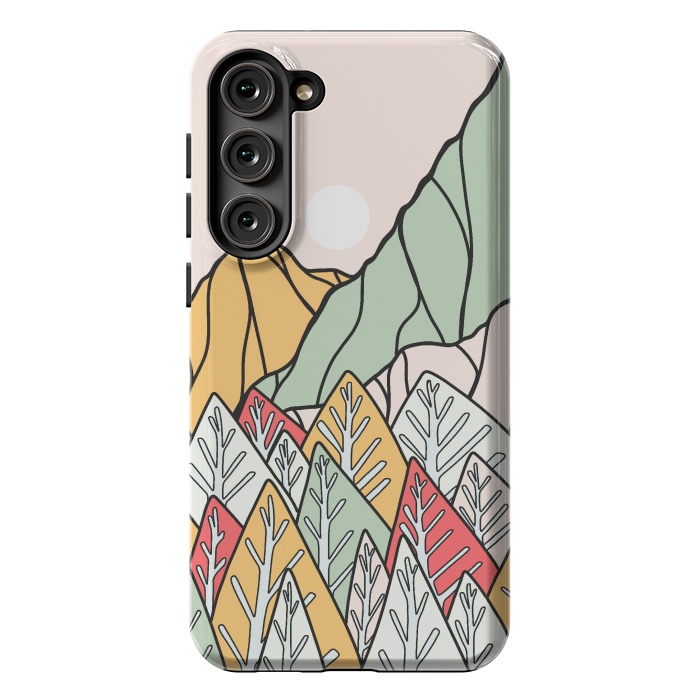 Galaxy S23 Plus StrongFit Autumnal forest mountains by Steve Wade (Swade)