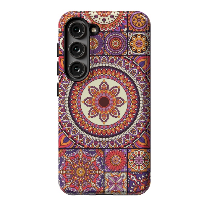 Galaxy S23 StrongFit Mandala Pattern Design with Period Decorative Elements by ArtsCase