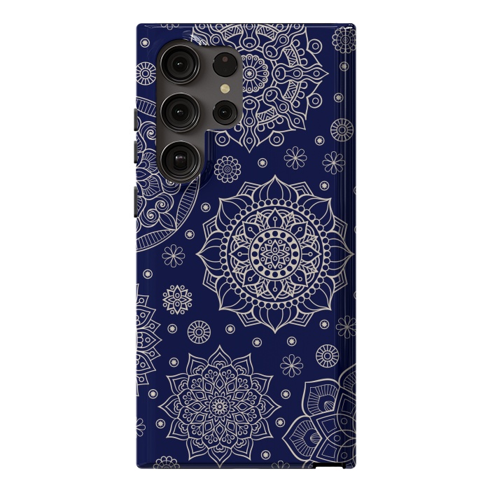 Galaxy S23 Ultra StrongFit Mandala Pattern with Vintage Decorative Elements by ArtsCase