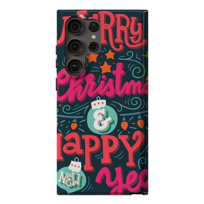 Galaxy S23 Ultra StrongFit Merry Christmas and Happy New Year 1 by ArtsCase