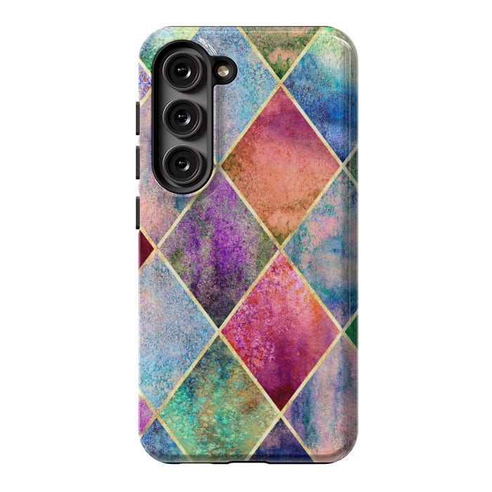 Galaxy S23 StrongFit Plancha Geométrica Abstracta by ArtsCase