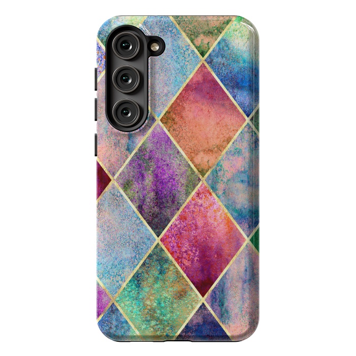 Galaxy S23 Plus StrongFit Plancha Geométrica Abstracta by ArtsCase