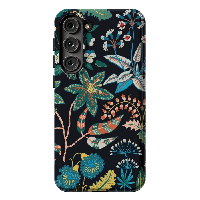 Galaxy S23 Plus StrongFit Randomly Scattered Botanical Motifs by ArtsCase