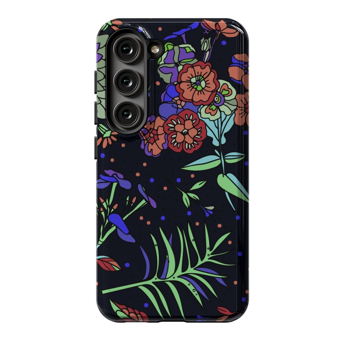 Galaxy S23 StrongFit Seamless Floral Pattern 333 by ArtsCase