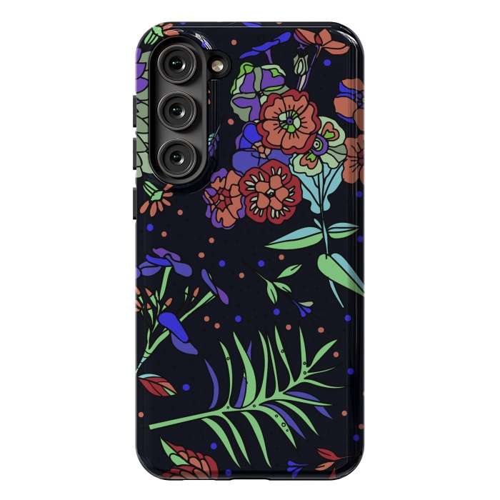 Galaxy S23 Plus StrongFit Seamless Floral Pattern 333 by ArtsCase