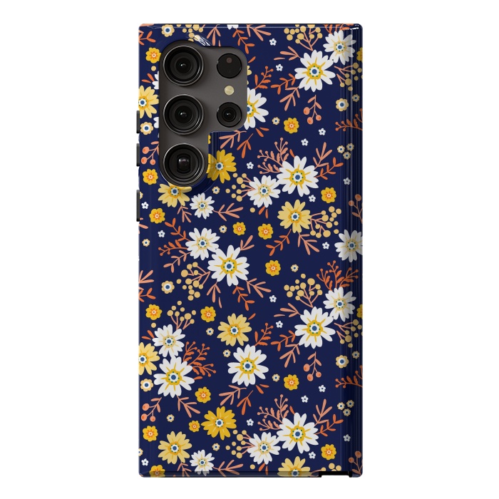 Galaxy S23 Ultra StrongFit Small Multicoloured Flowers by ArtsCase