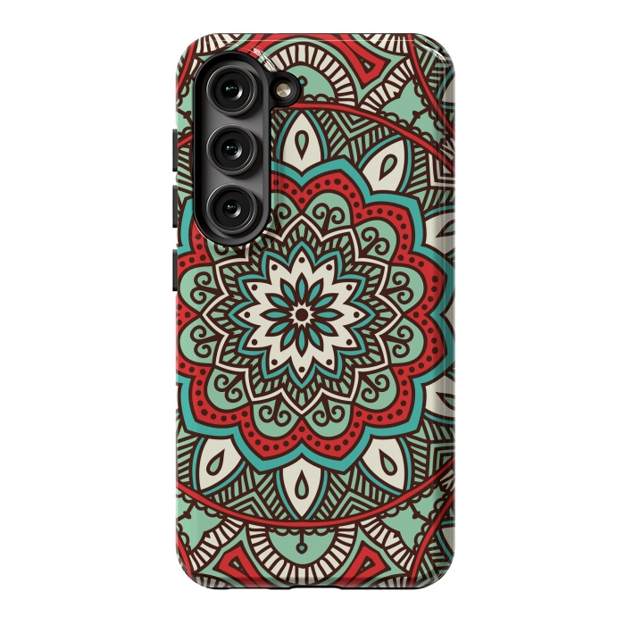 Galaxy S23 StrongFit Vintage Decorative Elements  with Mandalas by ArtsCase