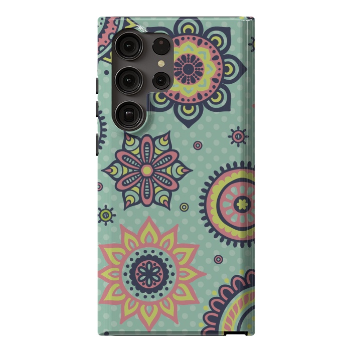Galaxy S23 Ultra StrongFit Vintage Decorative Elements by ArtsCase