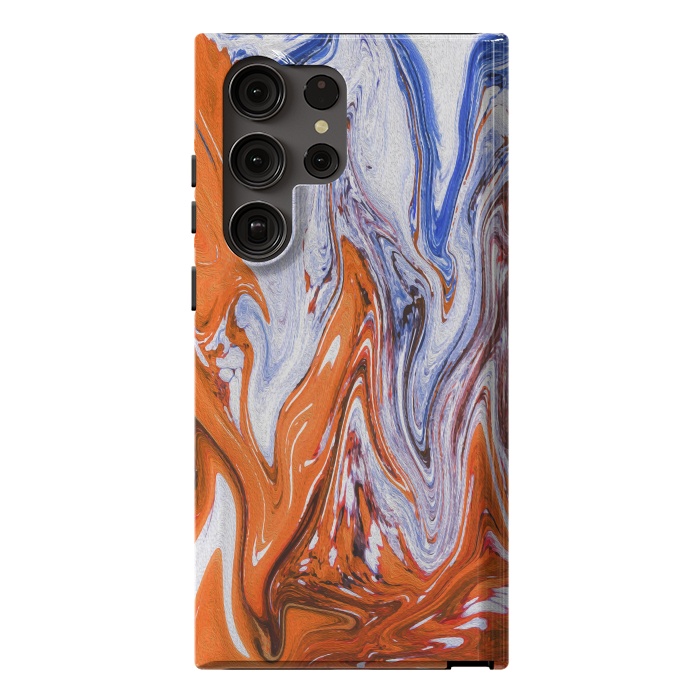 Galaxy S23 Ultra StrongFit Abstract Marble-III by Creativeaxle