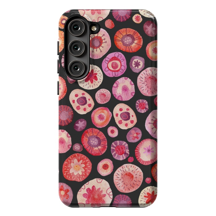 Galaxy S23 Plus StrongFit All the Flowers Dark by Nic Squirrell
