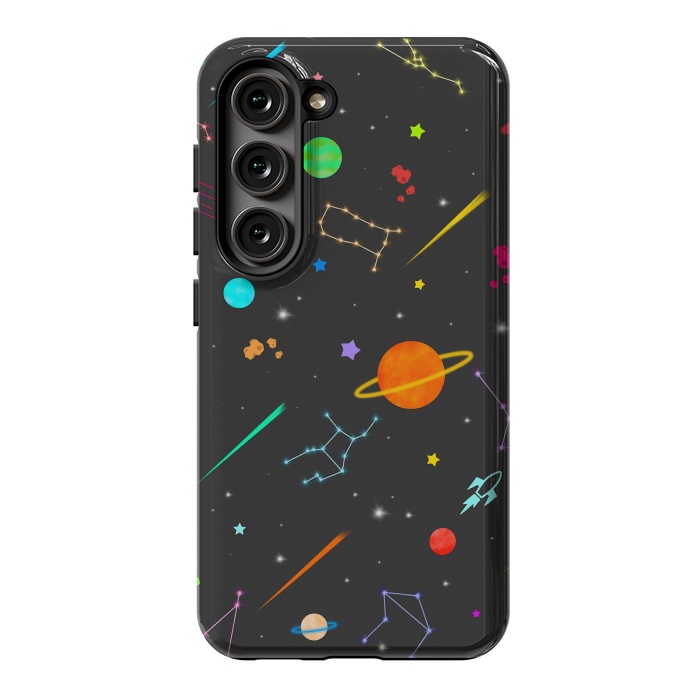 Galaxy S23 StrongFit Aesthetic colorful space by Jms