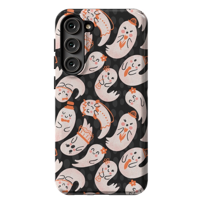 Galaxy S23 Plus StrongFit Cute Ghost Friends by Noonday Design