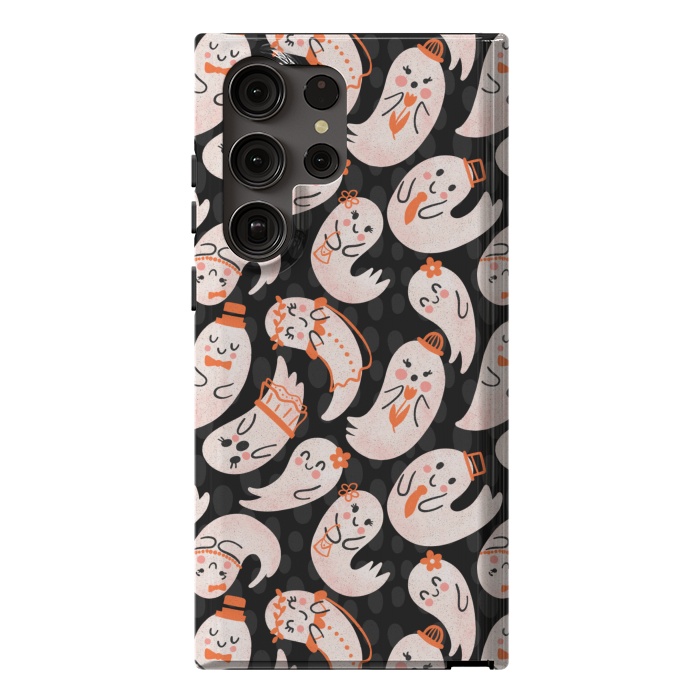 Galaxy S23 Ultra StrongFit Cute Ghost Friends by Noonday Design