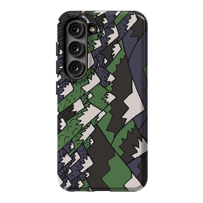 Galaxy S23 StrongFit The green hills of earth by Steve Wade (Swade)