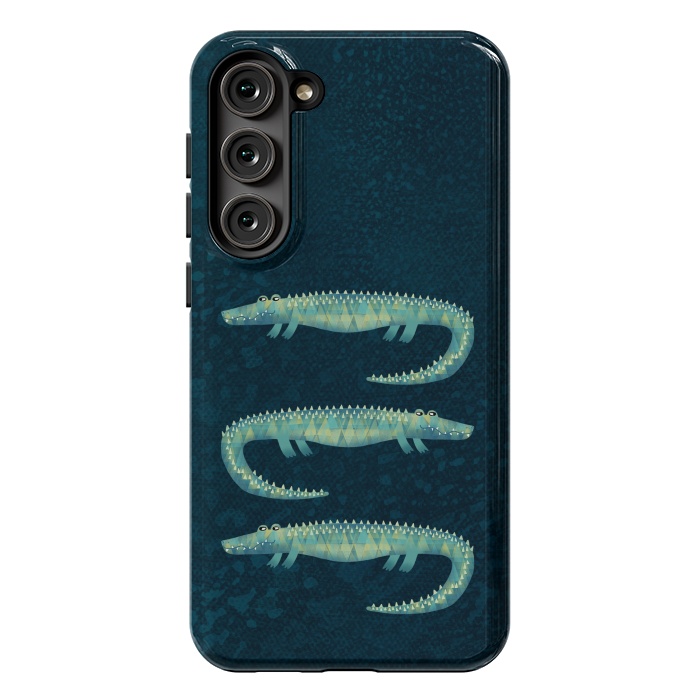 Galaxy S23 Plus StrongFit Alligator - or maybe Crocodile by Nic Squirrell