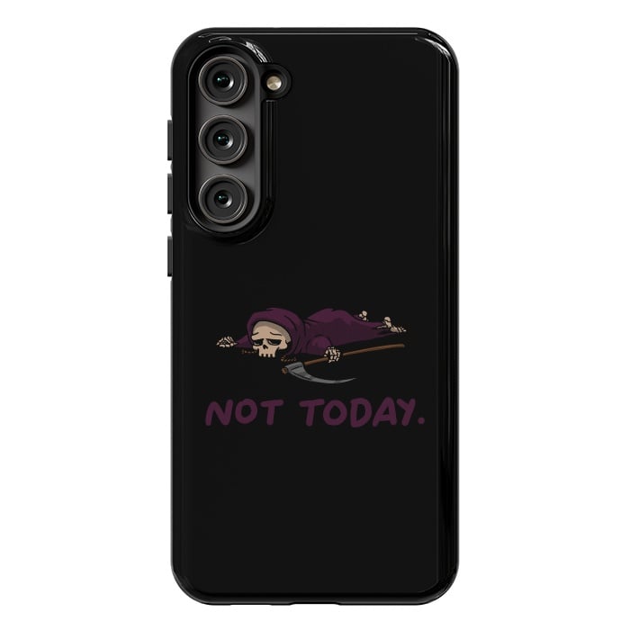 Galaxy S23 Plus StrongFit Not Today Death Tired Reaper by Vó Maria