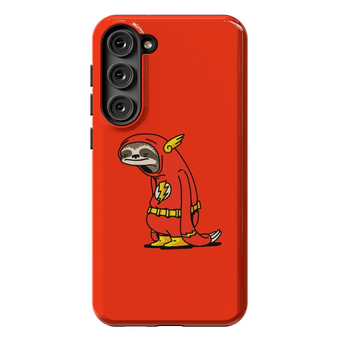 Galaxy S23 Plus StrongFit The Neutral Sloth Lazy Super Hero by Vó Maria