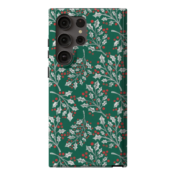 Galaxy S23 Ultra StrongFit Boughs of Holly by Noonday Design