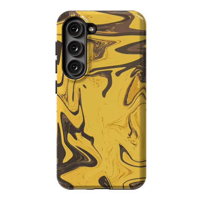 Galaxy S23 StrongFit Yellowest Abstract by Creativeaxle