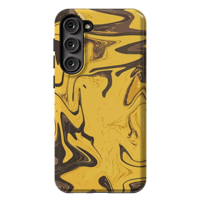 Galaxy S23 Plus StrongFit Yellowest Abstract by Creativeaxle