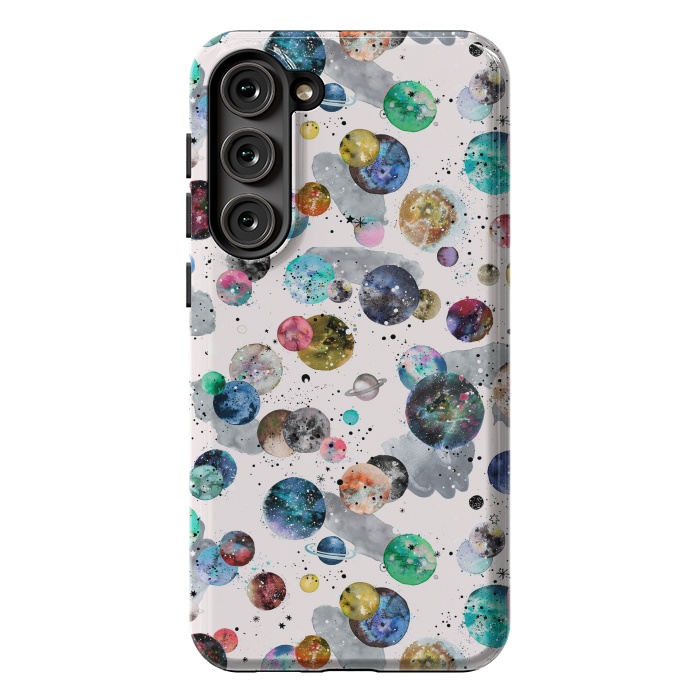 Galaxy S23 Plus StrongFit Space Planets by Ninola Design