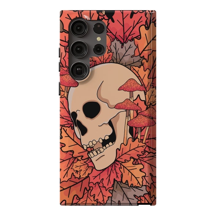 Galaxy S23 Ultra StrongFit The skull of autumn by Steve Wade (Swade)