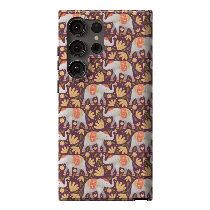 Galaxy S23 Ultra StrongFit Majestic Elephants by Noonday Design