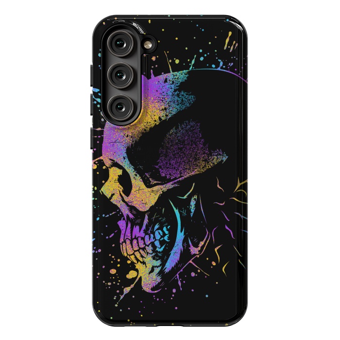 Galaxy S23 Plus StrongFit Skull Colorful Artistic by Alberto