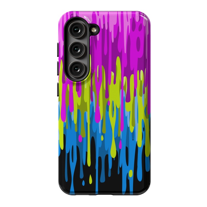 Galaxy S23 StrongFit Colorful liquid by Alberto
