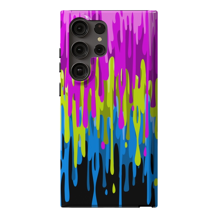 Galaxy S23 Ultra StrongFit Colorful liquid by Alberto