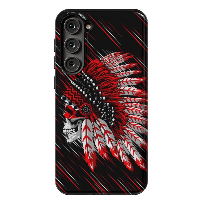 Galaxy S23 Plus StrongFit Indian Skull by Alberto