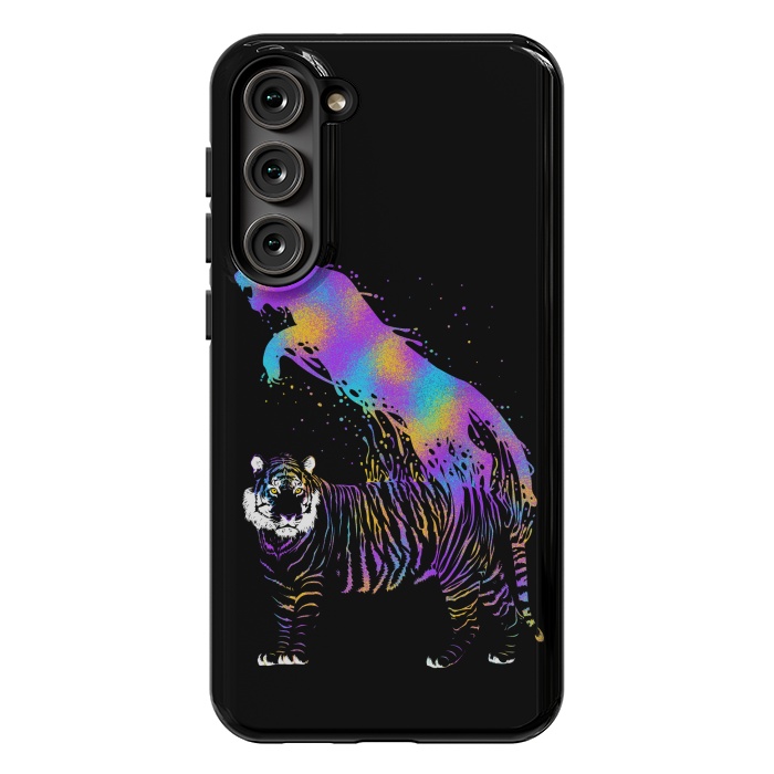 Galaxy S23 Plus StrongFit Tiger ink colorful by Alberto