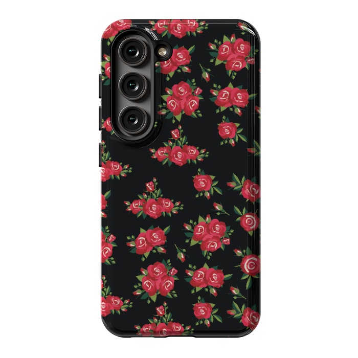 Galaxy S23 StrongFit red pretty roses by MALLIKA