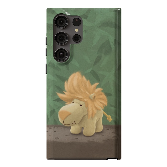 Galaxy S23 Ultra StrongFit Cute lion by Laura Nagel