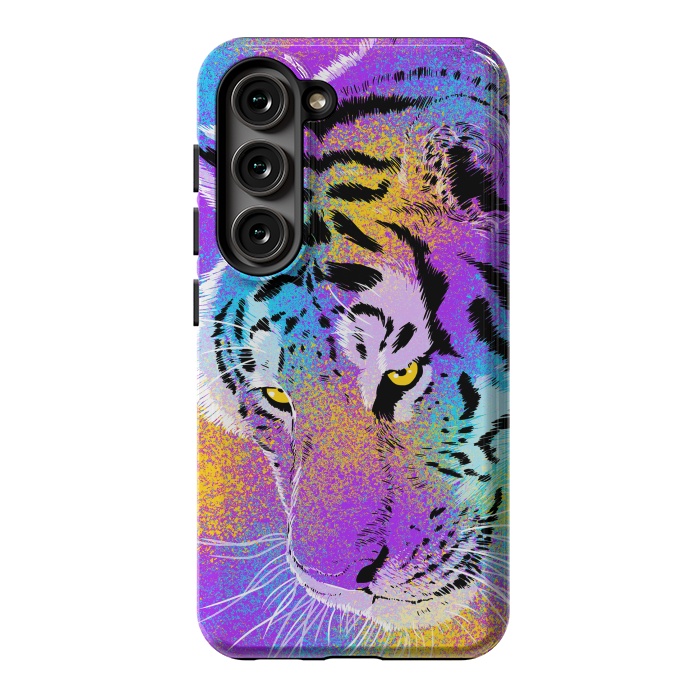 Galaxy S23 StrongFit Colorful Tiger by Alberto
