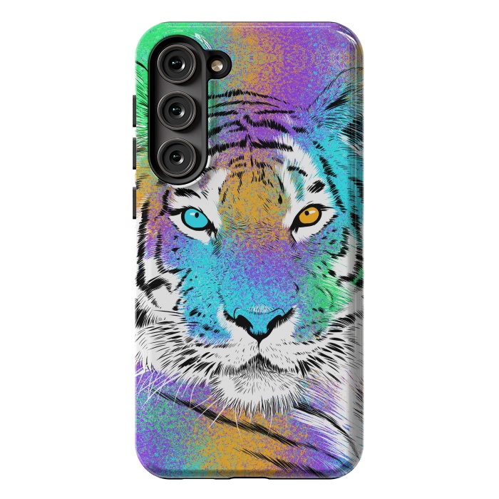 Galaxy S23 Plus StrongFit Tiger Colorful by Alberto