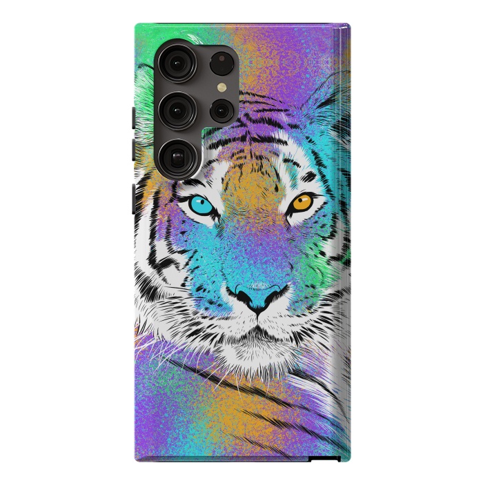 Galaxy S23 Ultra StrongFit Tiger Colorful by Alberto