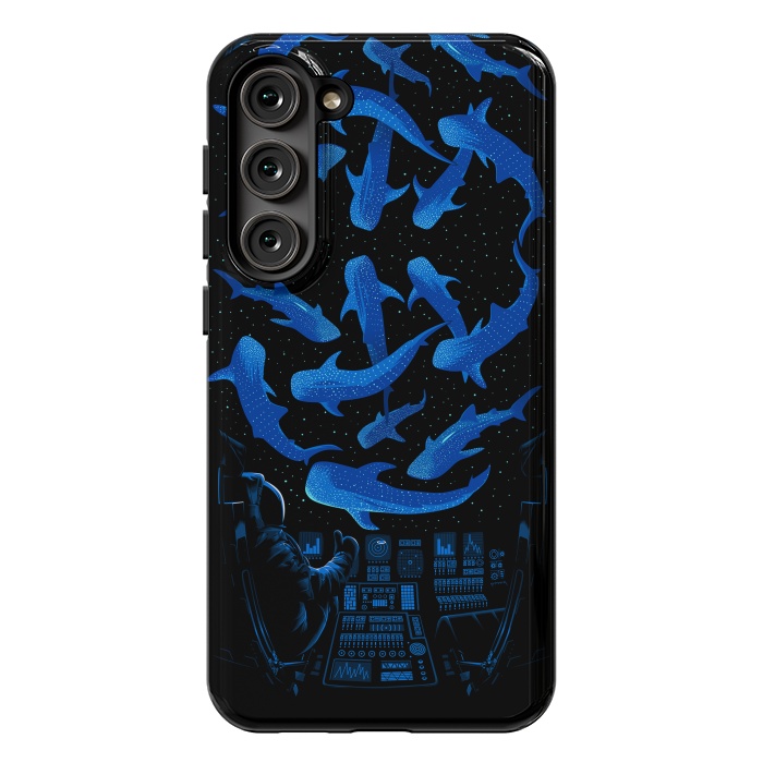 Galaxy S23 Plus StrongFit Astronaut Killer Whale by Alberto