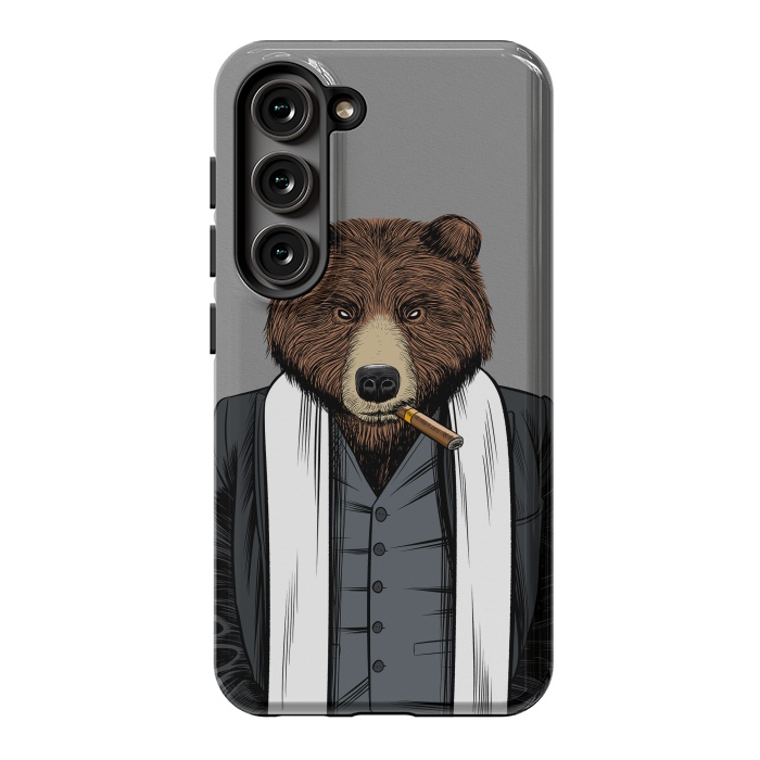 Galaxy S23 StrongFit Mafia Grizzly Bear by Alberto