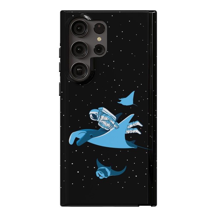 Galaxy S23 Ultra StrongFit Astronaut blanket fish by Alberto