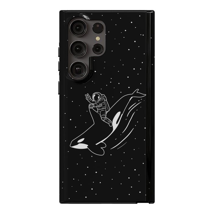 Galaxy S23 Ultra StrongFit Killer Whale Astronaut by Alberto
