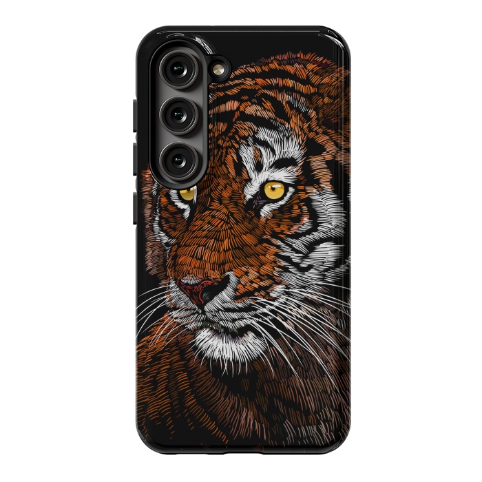 Galaxy S23 StrongFit Realistic Tiger by Alberto