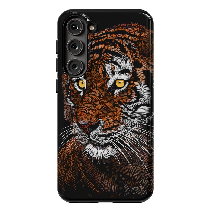 Galaxy S23 Plus StrongFit Realistic Tiger by Alberto