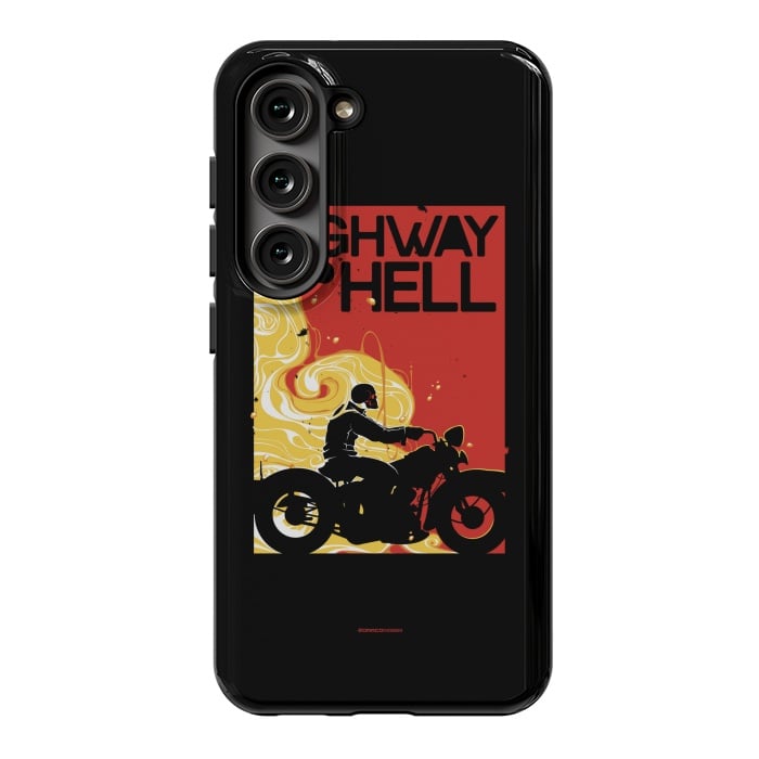 Galaxy S23 StrongFit Highway to Hell 1 by Draco