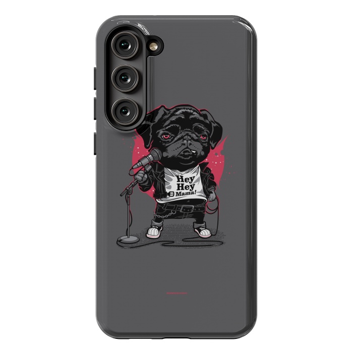 Galaxy S23 Plus StrongFit Black Dog by Draco