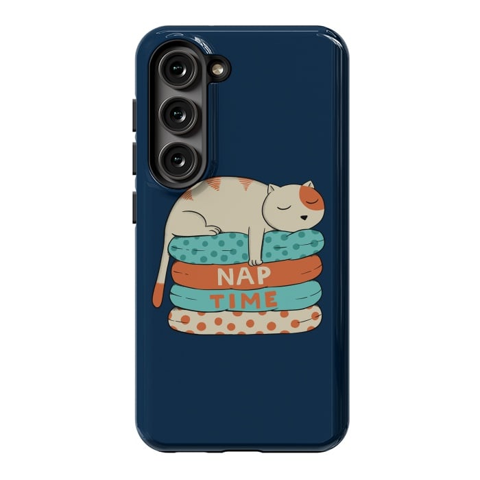 Galaxy S23 StrongFit Cat Nap by Coffee Man