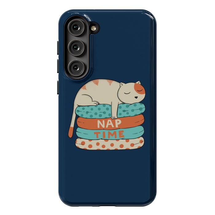Galaxy S23 Plus StrongFit Cat Nap by Coffee Man